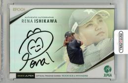 2022 EPOCH JLPGA 石川怜奈 直筆サインカード パラレル版【15/30】