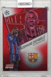 2022-23 TOPPS Stadium Club Chrome UEFA Ousmane Dembele Goal Force Red Refractors #GFOD【1st No. 1/5】 FC Barcelona