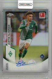 2023-24 TOPPS Chrome Bundesliga Justin Njinmah Autographs #BCAJNJ SV Werder Bremen