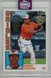 2025 Topps Archives Signature Series Active Player Edition Cedric Mullins Autographs #T8432【08/10】