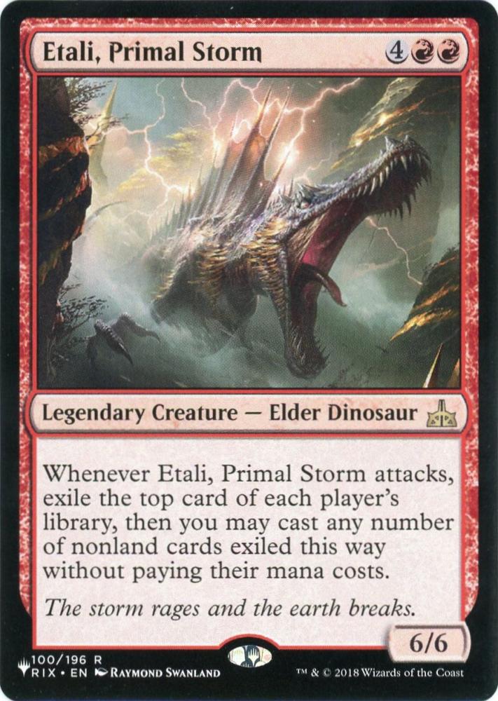 mtg 原初の嵐エターリ 箔押しプロモ foil edh ミントモール / MINT GAMES MTG(東日本橋) / 【THE LIST】【ENG