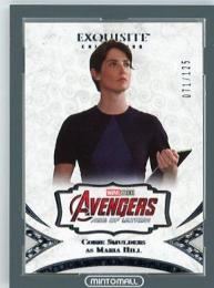 2021 UPPER DECK MARVEL BLACK DIAMOND Cobie Smulders as Maria Hill Exquisite Collection Base#13  071/125