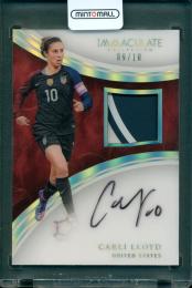 2017-18 Panini Immaculate Collection Carli Lloyd #P-CL Patch Autographs Jersey Number【9/10】 United States