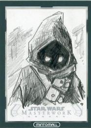 2020 Topps Star Wars Masterwork Artist by Marsha Parkins Sketch Card