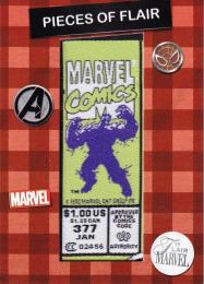 2019 Upper Deck Flair Marvel The Incredible Hulk #377 Incredible Hulk Pieces of Flair Comic Corner Patch