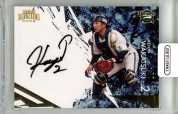 2025 EPOCH オリックス・バファローズ PREMIER EDITION 若月健矢 #AA-KW AUTHENTIC AUTOGRAPH 直筆サインカード ゴールド版【44/58】