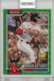 2026 Topps Chrome Roman Anthony Green Wave Refractor #225【3/99】 Boston Red Sox