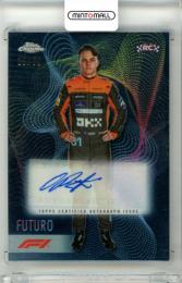 2024 Topps Chrome Formula1 Oscar Piastri #FT-OP Futuro Autograph 【25/50】