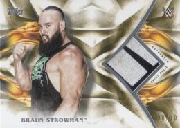 2019 Topps WWE UNDISPUTED  Braun Strowman Relics 08/10