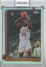 2025-26 Topps Chrome Update Rasheer Fleming Basketball Refractors #181 Phoenix Suns