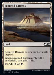 【M20】【ENG】【Foil】《磨かれたやせ地/Scoured Barrens》