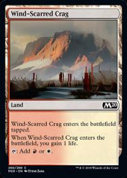 【M20】【ENG】《風に削られた岩山/Wind-Scarred Crag》