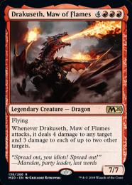 【M20】【ENG】【Foil】《炎の大口、ドラクセス/Drakuseth, Maw of Flames》