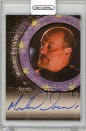 2007 RITTENHOUSE Stargate SG-1 Season Nine Autographs Michael Ironside as Seevis