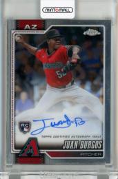 2026 Topps Chrome Juan Burgos Rookie Autographs RC #RAJBU