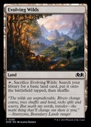 【WOE】【ENG】【Foil】《進化する未開地/Evolving Wilds》