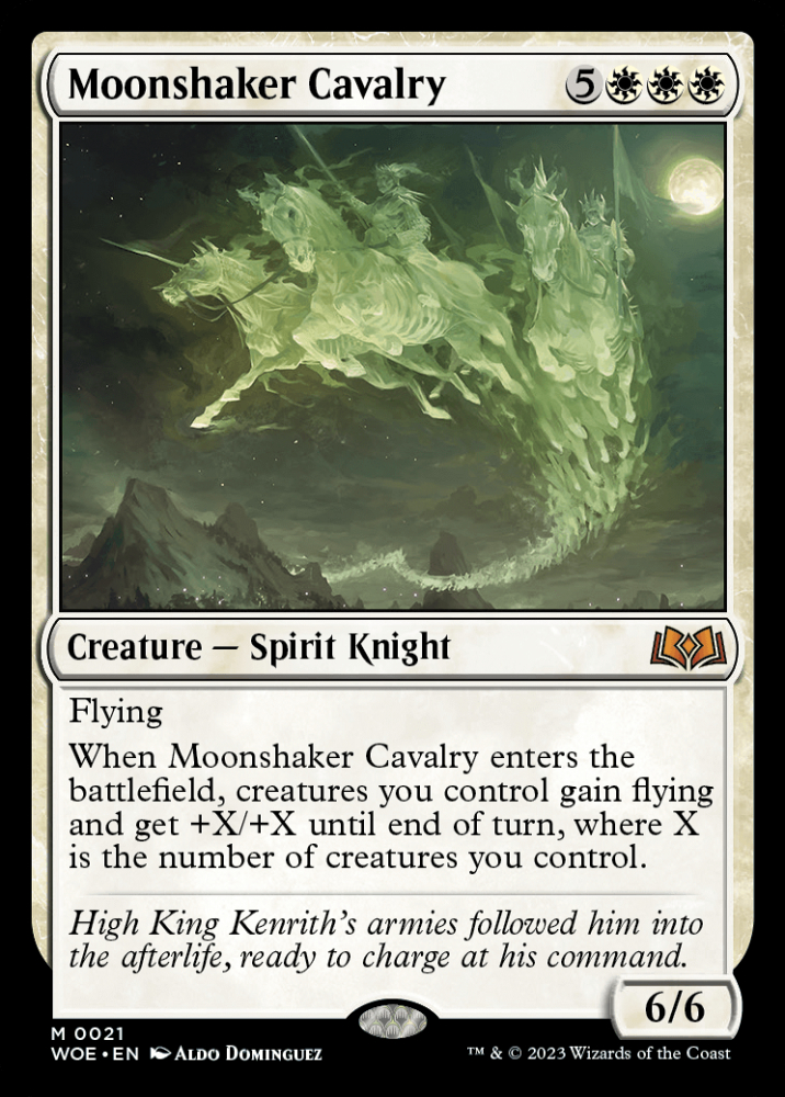 MTG 月揺らしの騎兵隊　foil ミントモール / MINT GAMES MTG(東日本橋) / 【WOE】【ENG