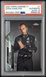 2020 Topps Chrome Formula 1 Lewis Hamilton #1 Lewis Hamilton【PSA/DNA Certified Autograph (AUTO10)】