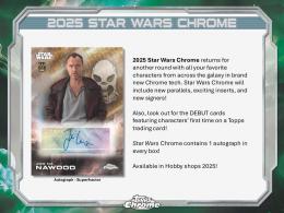 2025 TOPPS STAR WARS CHROME BREAKER DELIGHT