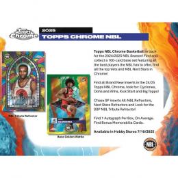 ◆予約◆NBL 2024-25 TOPPS CHROME NBL HOBBY