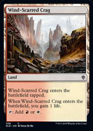 【ELD】【ENG】《風に削られた岩山/Wind-Scarred Crag》