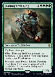 【ELD】【ENG】【Foil】《貪るトロールの王/Feasting Troll King》