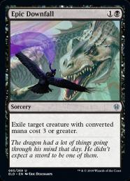 【ELD】【ENG】【Foil】《壮大な破滅/Epic Downfall》