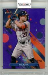 2025 Topps Finest Jose Altuve #70 Base Common Purple Refractor Parallel【050/250】 Astros