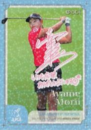 2025 EPOCH JLPGA 日本女子ゴルフ協会 オフィシャルトレーディングカード ROOKIES & WINNERS #32 森井あやめ パラレル版レギュラーカード