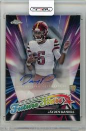 2024 TOPPS Chrome Jayden Daniels Future Stars Autographs Refractors #FSAJD Washington Commanders