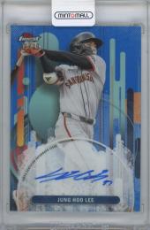 2025 TOPPS Finest Autographs Blue Refractors / JUNG HOO LEE(San Francisco Giants) 【32/99】
