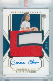 2025 Panini WNBA National Treasures Sonia Citron #RPA-SCI Rookie Patch Autograph Card【15/49】