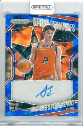 2025-26 Panini Prizm Andrej Stojakovic #PSS-STO Prizm Stars Signatures Blue Ice Parallel【32/49】