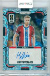 2026 Panini Prizm FIFA World Cup Soccer Kristoffer Ajer #S-KA Signatures Choice Parallel Norway