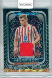 2025-26 Panini Obsidian Soccer Alexander Sorloth #ER-AS Eruption Electric Etch Orange Parallel【054/175】 Atletico De Madrid