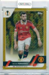 2023 Topps UEFA Japan Edition Bruno Fernandes #8 Base Gold Mojo Parallel【05/50】 Manchester United