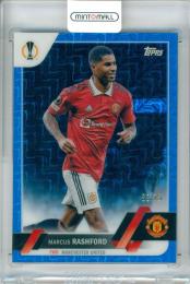 2023 Topps UEFA Japan Edition Marcus Rashford #7 Base Blue Mojo Parallel【63/75】 Manchester United