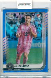 2025 Topps Chrome Major League Soccer Luis Suarez #31 Base Blue Refractor Parallel【074/150】