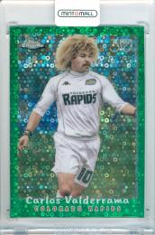 2025 Topps Chrome Major League Soccer Carlos Valderrama #NF-17 Topps 1995 Green Donut Holes Parallel【77/99】