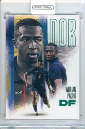 2026 Futera World Football FX Willian Pacho #FXB046 Portrait Base Green Parallel【05/29】