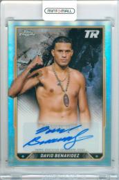 2024 Topps Chrome Boxing David Benavidez #CBA-DBZ Chrome Autograph Card