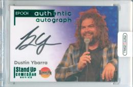 2026 Epoch Laugh Factory Stand Up Comedian Dustin Ybarra #AA-DY Authentic Autograph Emerald Green Parallel【25/25】《ラストナンバー》