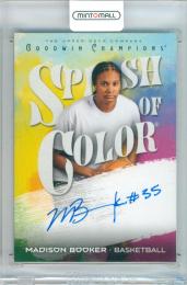 2026 Upper Deck Goodwin Champions Madison Booker #SA-BK Splash of Color Autograph Card