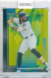 2026 Topps Finest Baseball Fernando Tatis Jr. #27 Base- Common Yellow Parallel【102/275】 Padres