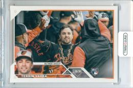 2023 Topps Series 2 Baseball Terrin Vavra #524 Base Golden Mirror Variations Orioles