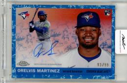 2025 Topps Chrome Platinum Orelvis Martinez Autograph【93/99】