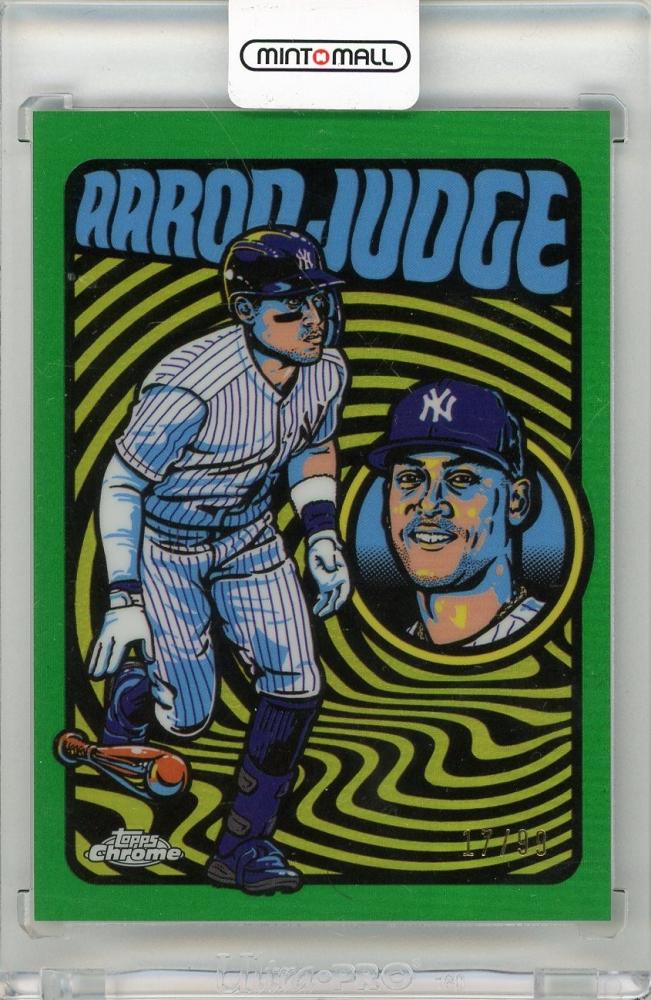 ミントモール / MINT 新宿店 / 2024 TOPPS Chrome Aaron Judge Ultraviolet All Stars  Green Refractors #UV4【17/99】 New York Yankees