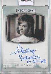 2019 Rittenhouse Twilight Zone Rod Serling Edition Shelley Fabares as Ellen Tillman Inscription Autographs