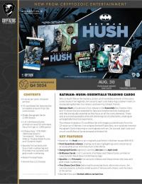 ◆予約◆CRYPTOZOIC 2024 BATMAN HUSH ESSENTIALS