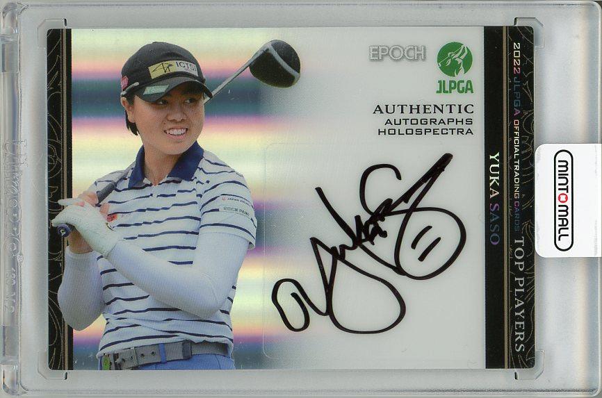 ミントモール / MINT 梅田店 / 2022 JLPGA 女子プロゴルフ オフィシャルトレーディングカード TOP PLAYERS 笹生優花  直筆サインカード【03/10】